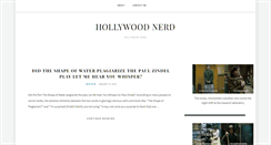 Desktop Screenshot of hollywoodnerd.com